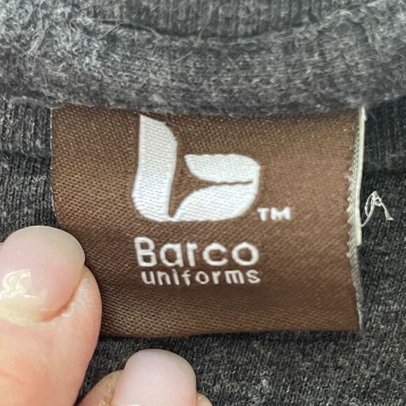 Vintage Wendy's Graphic Print Shirt Heather Gray Medium - Picture 7 of 8